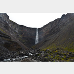 Islands dritthchster Wasserfall bringt es auf eine Fallhhe von 118m