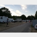 Campingplatzareal mit offenen Parzellen, typisch fr Naturcamping
