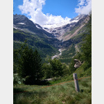 Blick von Alp Grm auf den Pal-Gletscher