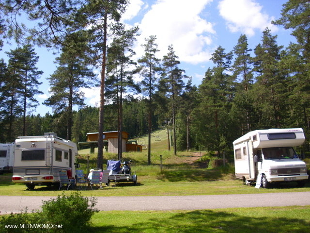  Parking or camping Isaberg.