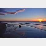 Sonnenaufgang am Strand von  Gruissan Plage, 61 Avenue des Guillemots, 11430 Gruissan, Frankreich