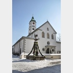 Die St. Martins-Kirche in Wangen,Wangen im Allgu hat eine historische Altstadt mit viel Geschichte und Sehenswrdigkeiten., Am Metzigbach 3, 88239 Wangen im Allgu, Deutschland