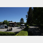Der Stellplatz im Frstlichen Golf- und Natur-Resort Bad Waldsee. 