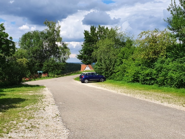 Parking lot, view towards the open-air museum