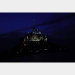 Nachts am Mont Saint Michel