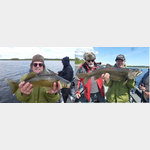Fischen in James-Bay, Nord Kanada