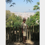 Blick auf Barcelona vom Montjuic