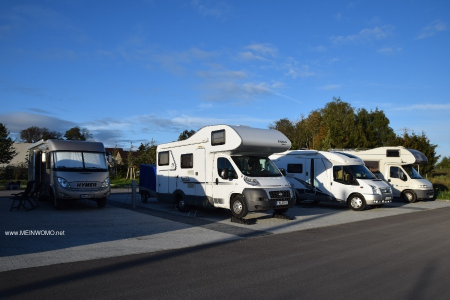 Stellplatz vor dem LaGa Gelnde